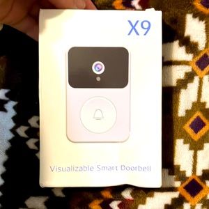 Monster visualize above smart doorbell